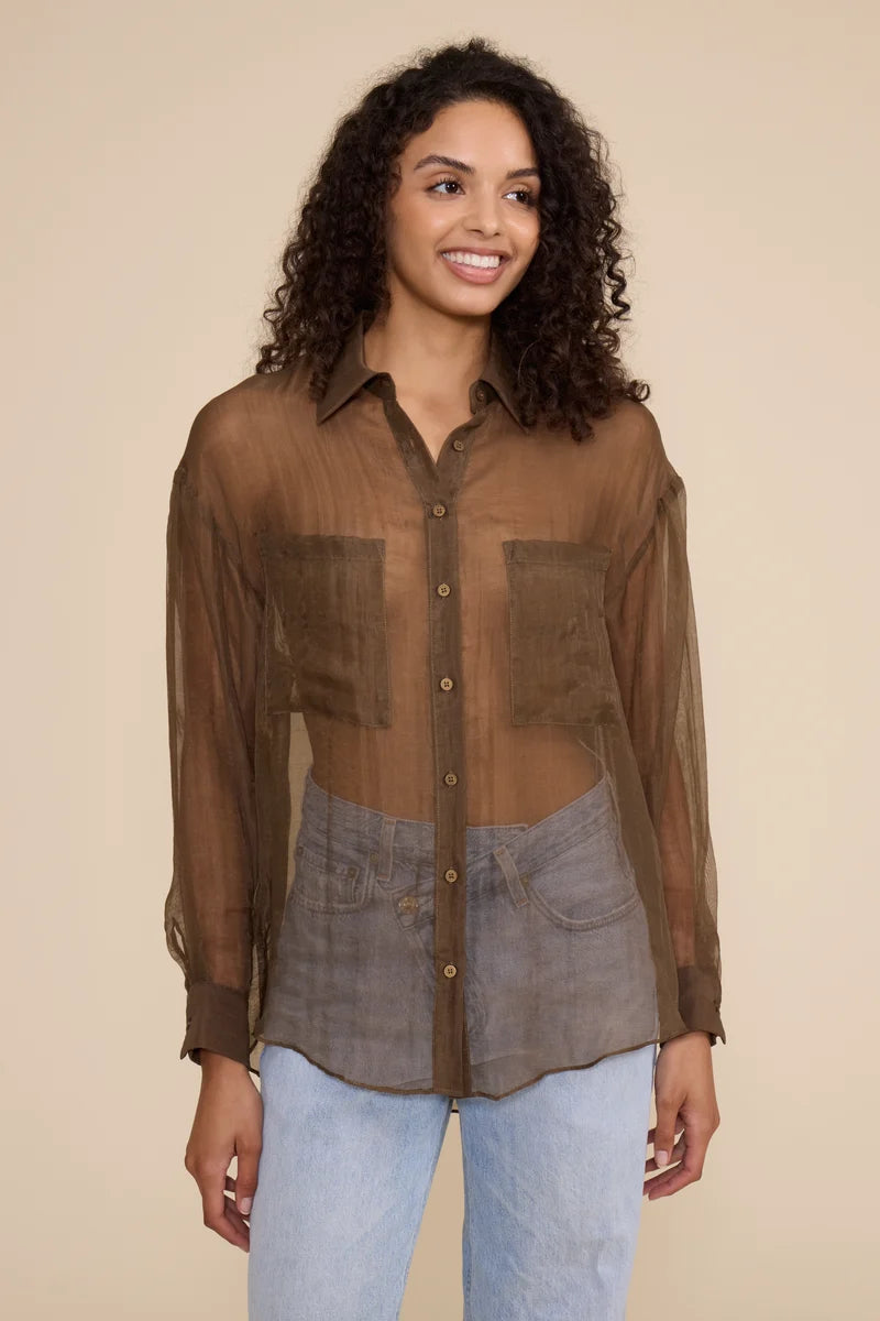 Carlen Cargo Pocket Top