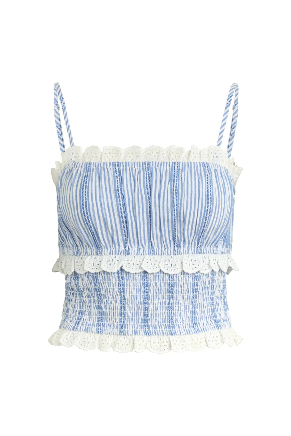 Orchid Chambray Blue Top