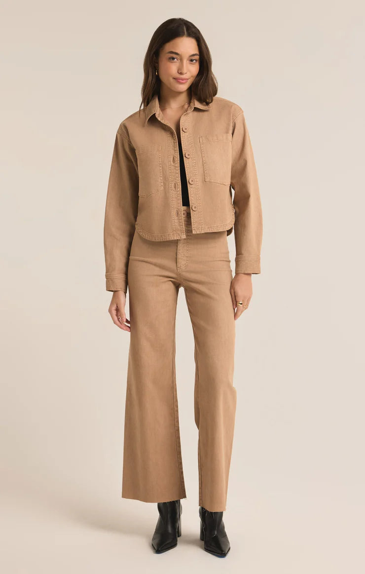 All Day Cropped Washed Jacket