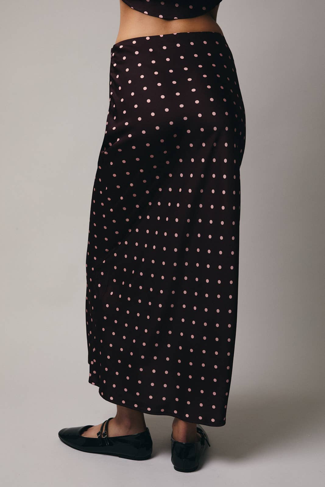 Polka Dot Midi Skirt