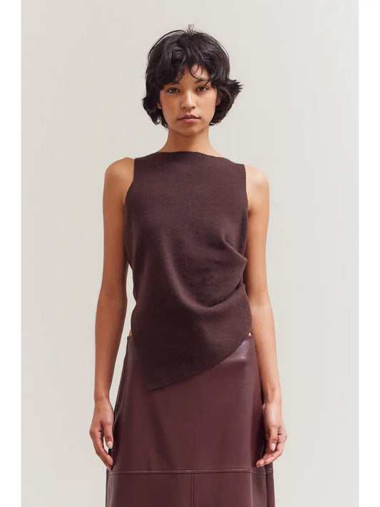 Unbalanced Knit Top