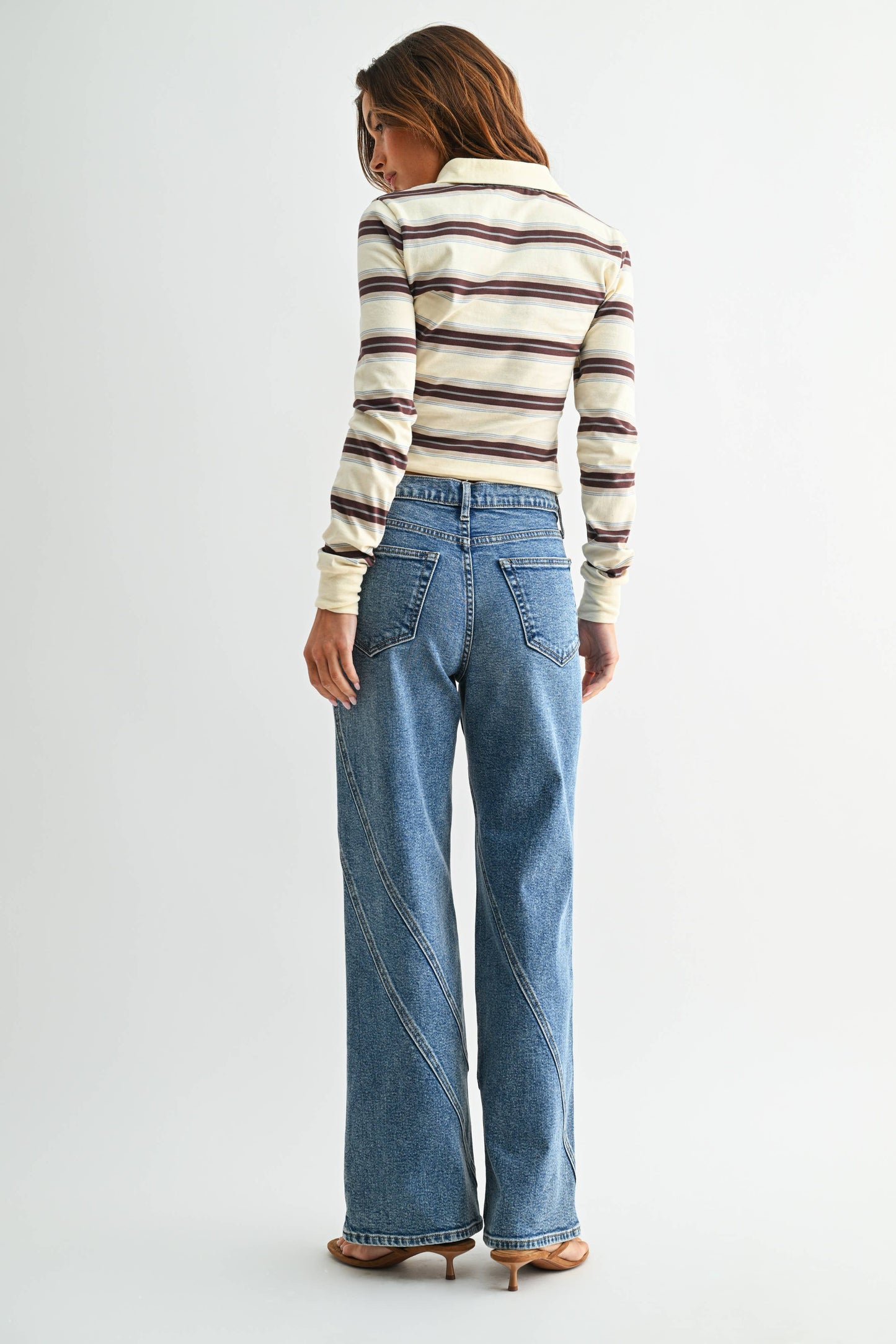 Asymmetric Seamed Straight