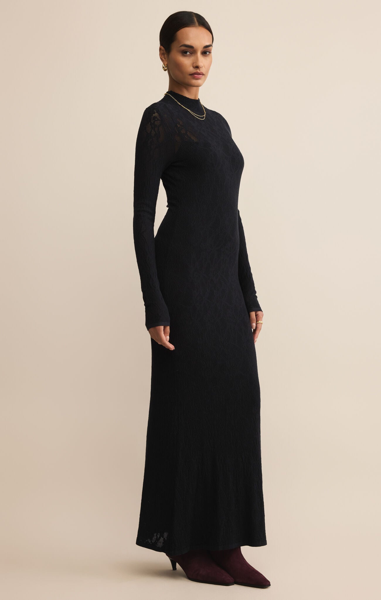 Aden Mesh Sweater Dress
