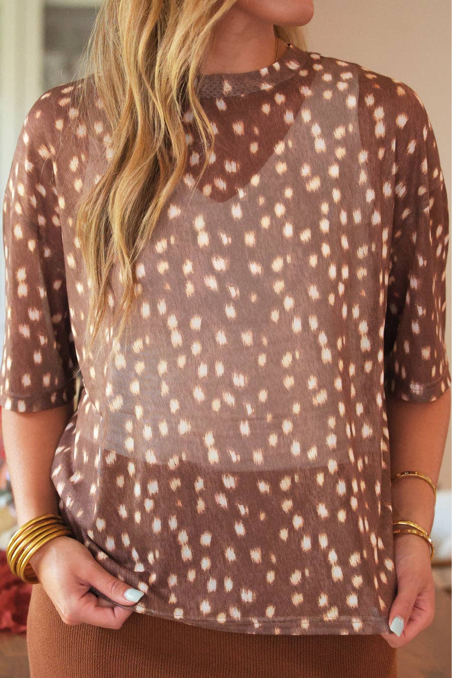 Oh Deer Mesh Longsleeve