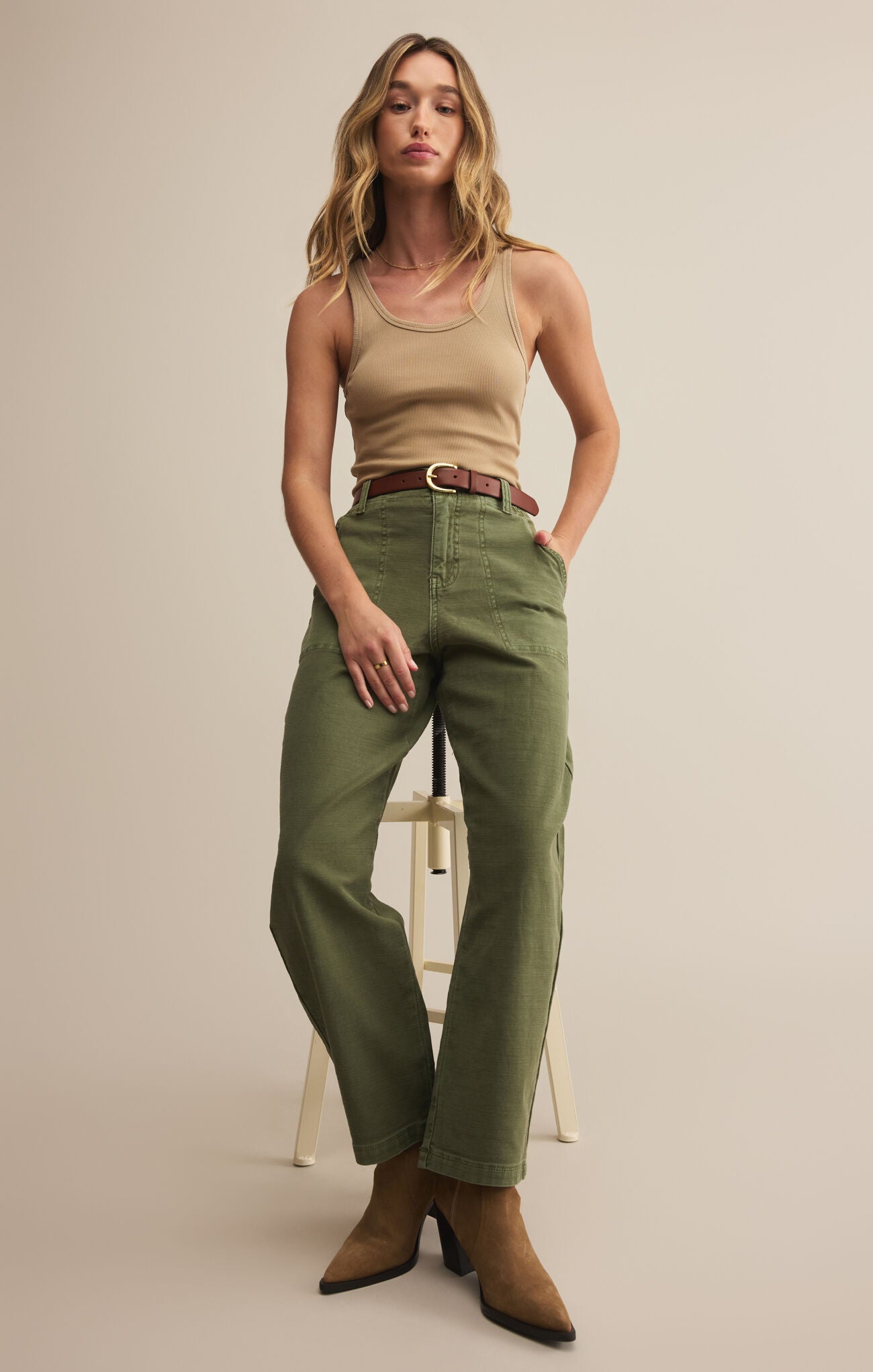 Olivia Twill Pants