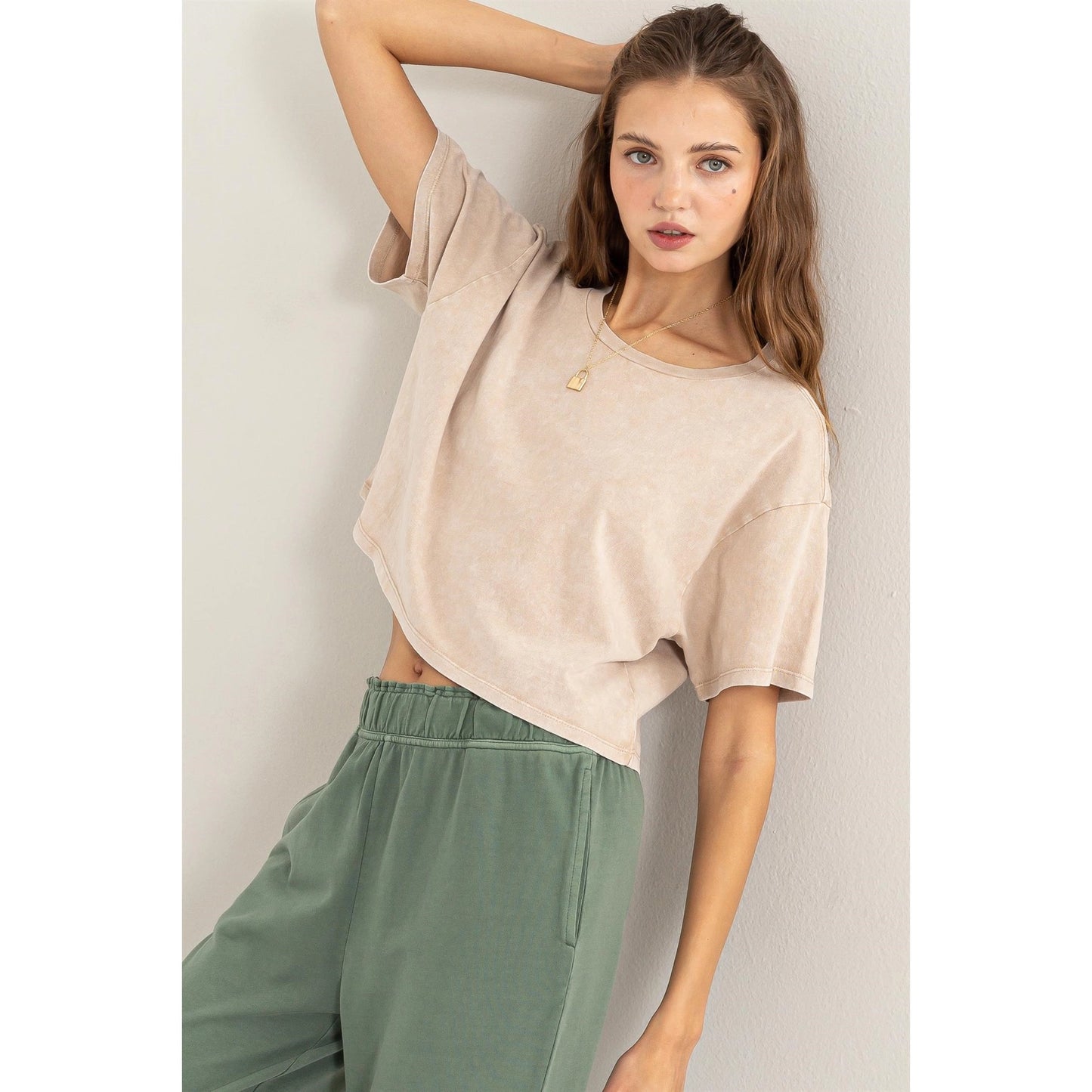 Casual Cropped Tee