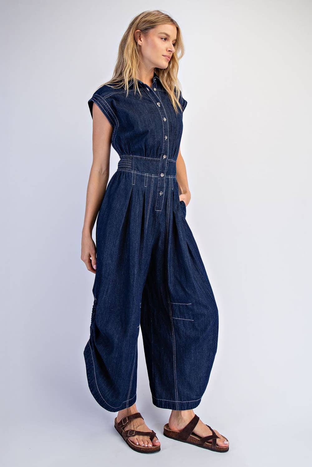 Denim Parachuter Jumper