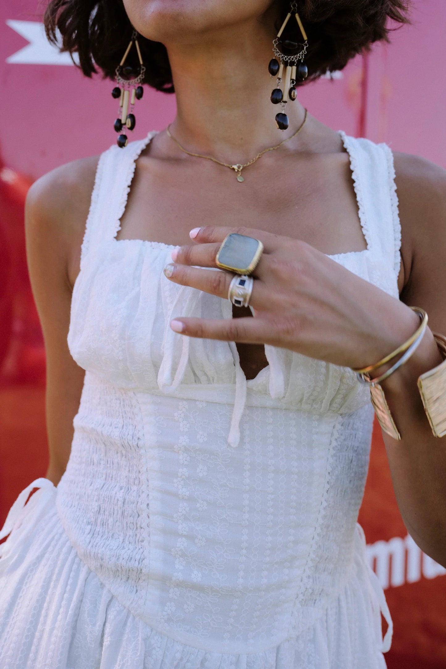 Shell Midi Dress