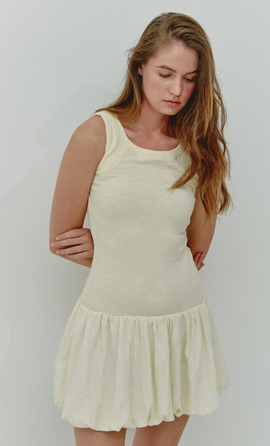 Puffball Mini Dress