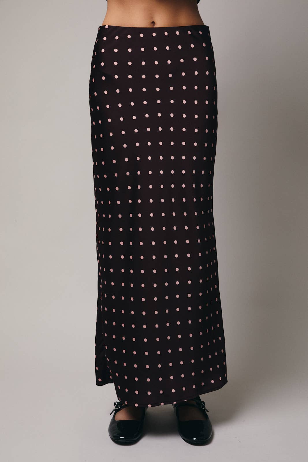 Polka Dot Midi Skirt
