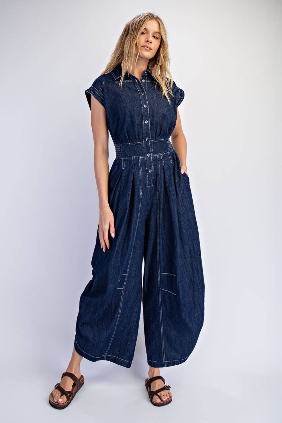 Denim Parachuter Jumper