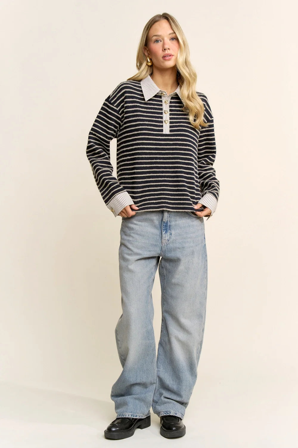 Betty Striped Polo