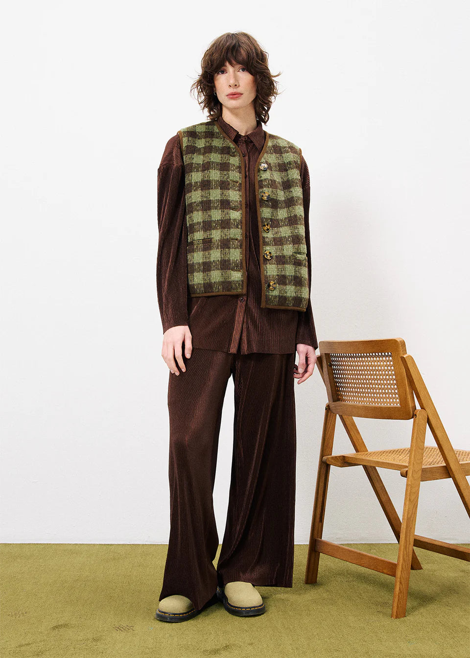 ADEMA Brown Pants