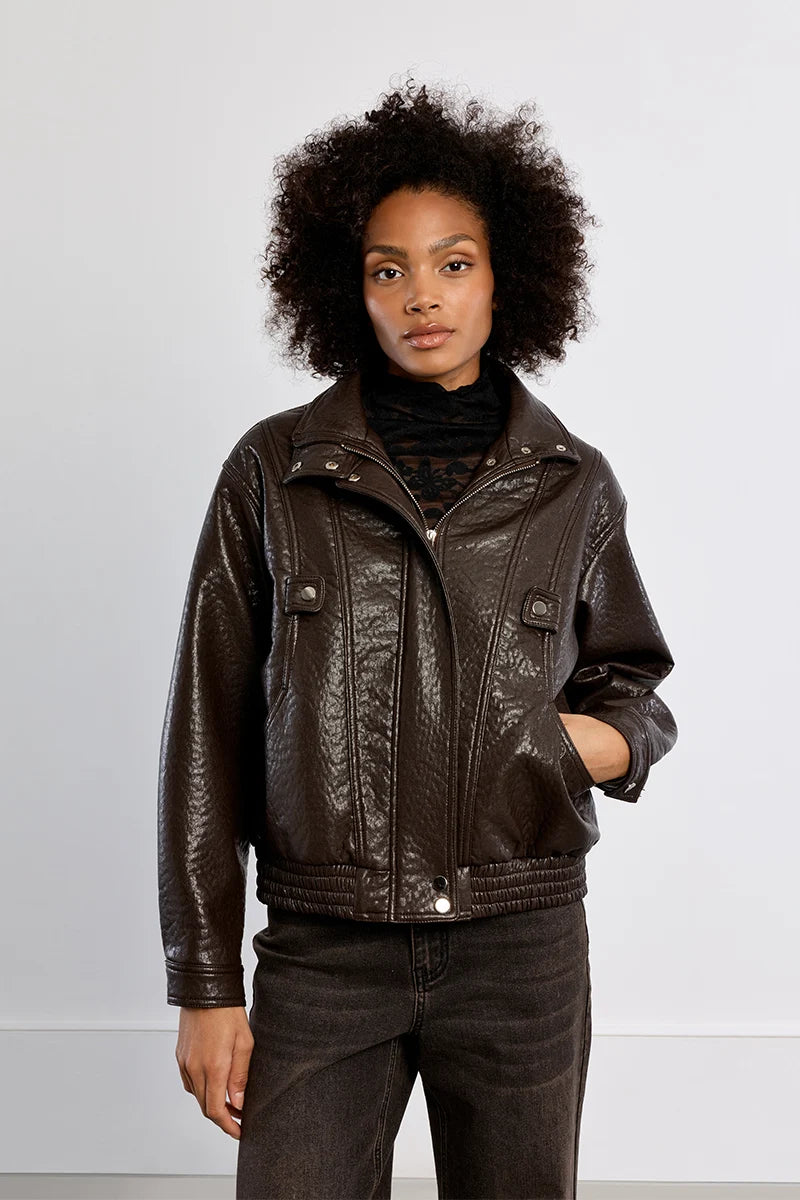 Tamara Faux Leather Jacket