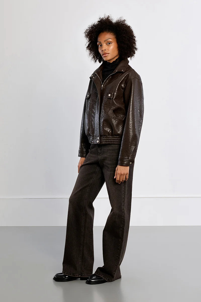 Tamara Faux Leather Jacket