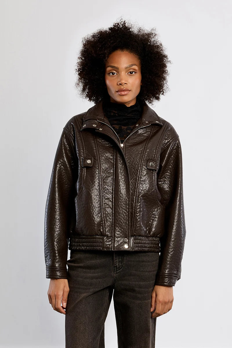 Tamara Faux Leather Jacket