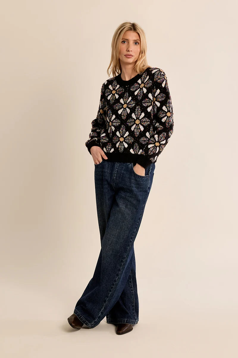 Millie Floral Sweater