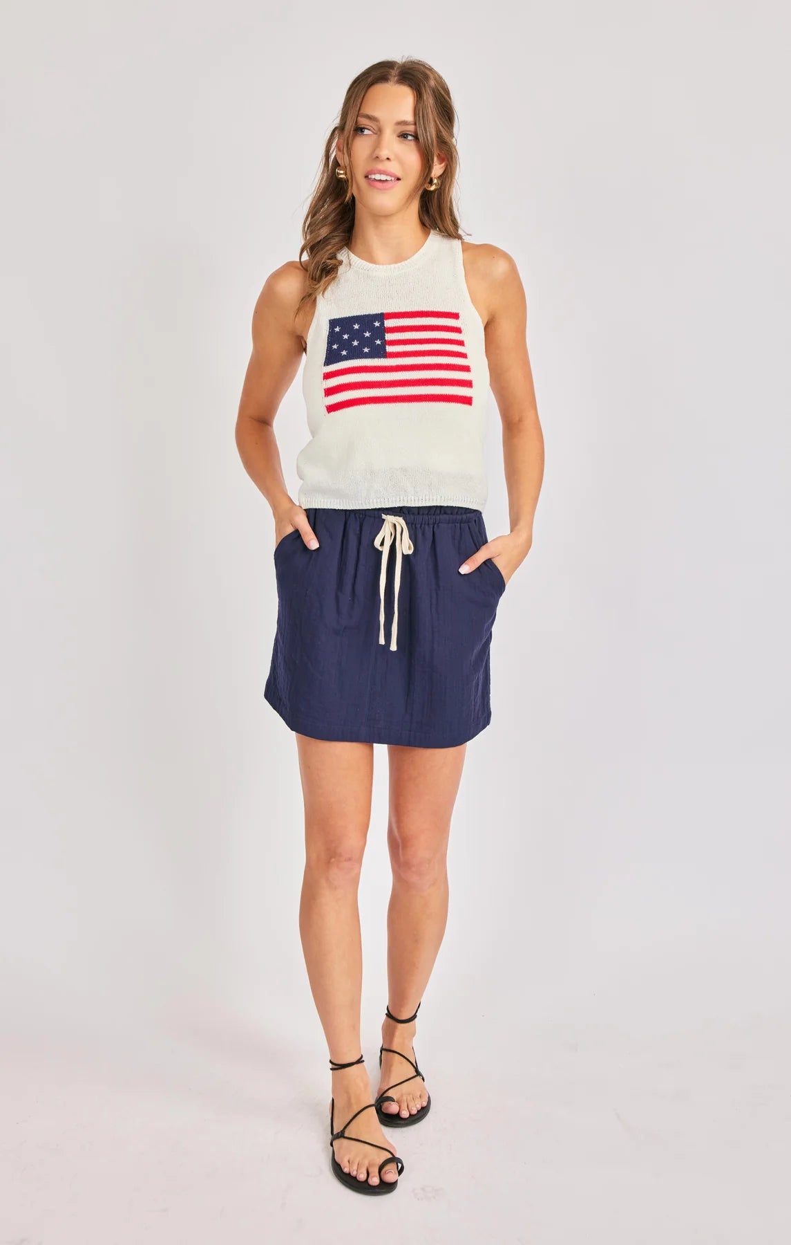 American Spirit Sweater Tank