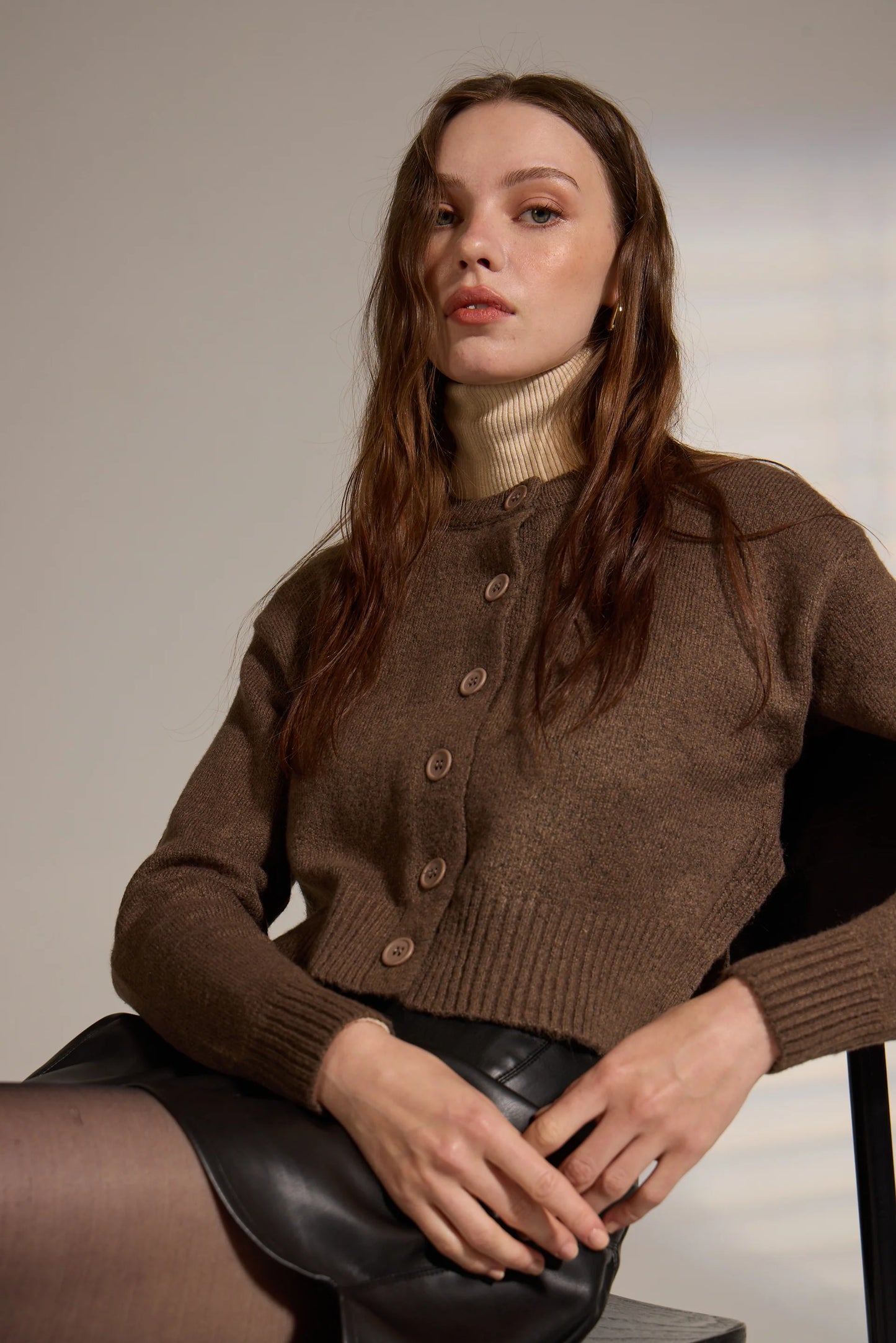 Mocha Teide Cardigan