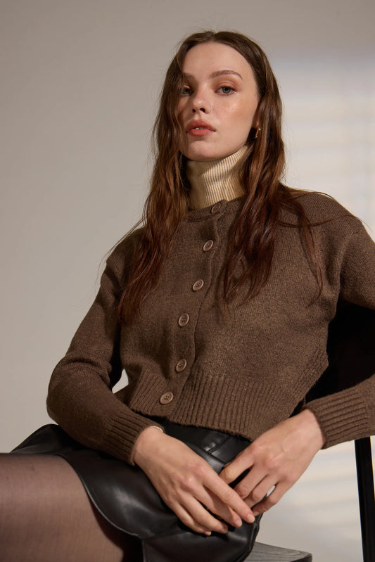 Mocha Teide Cardigan