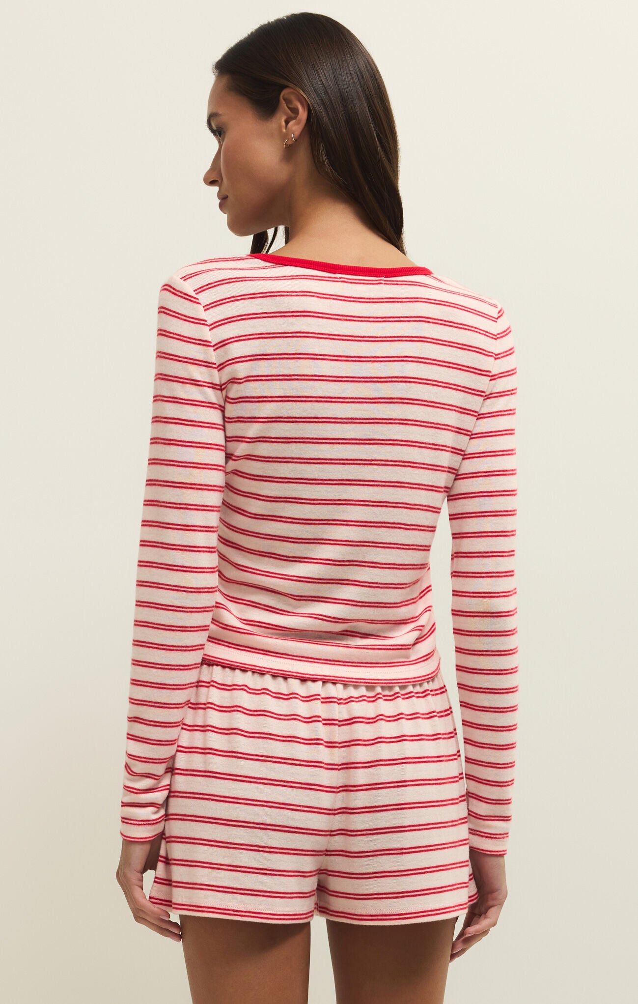 Night In Stripes LS Top