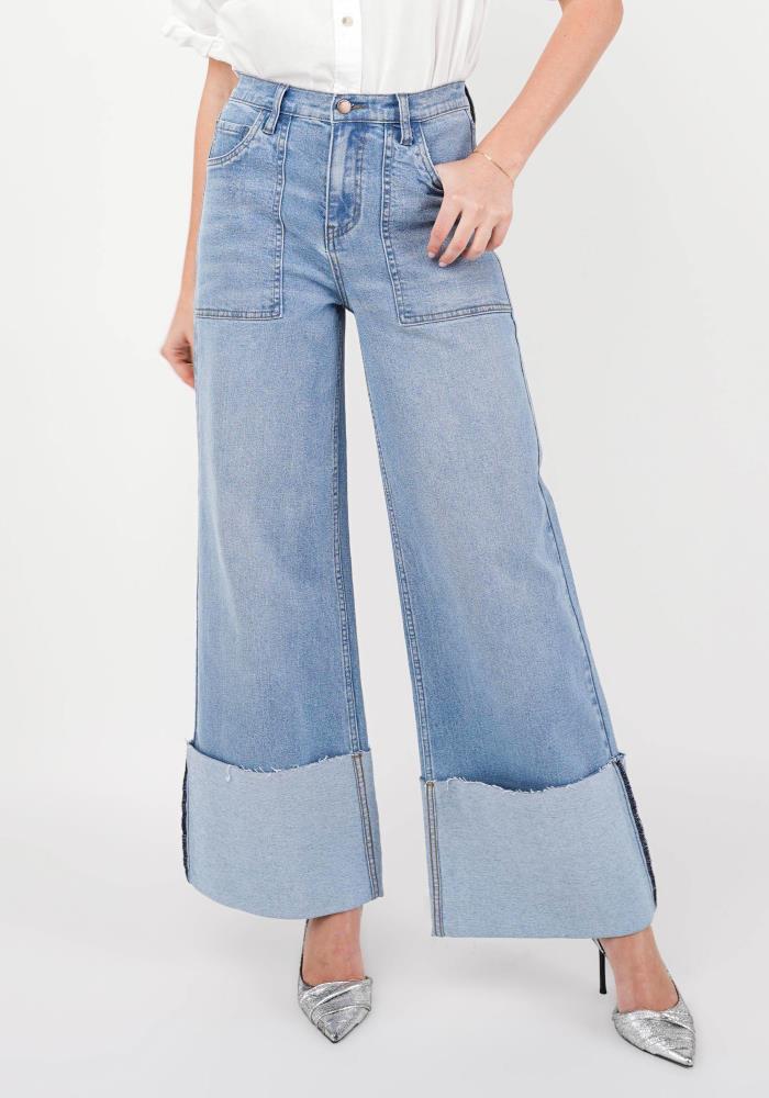 Culpo Wide Cuff Jeans